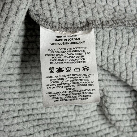 Nike Shirt Womens Large Gray Dri-fit Mock Neck Sweatshirt Casual Running Neutral - Picture 8 of 9